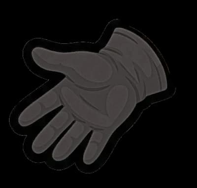 Guante 7 negro