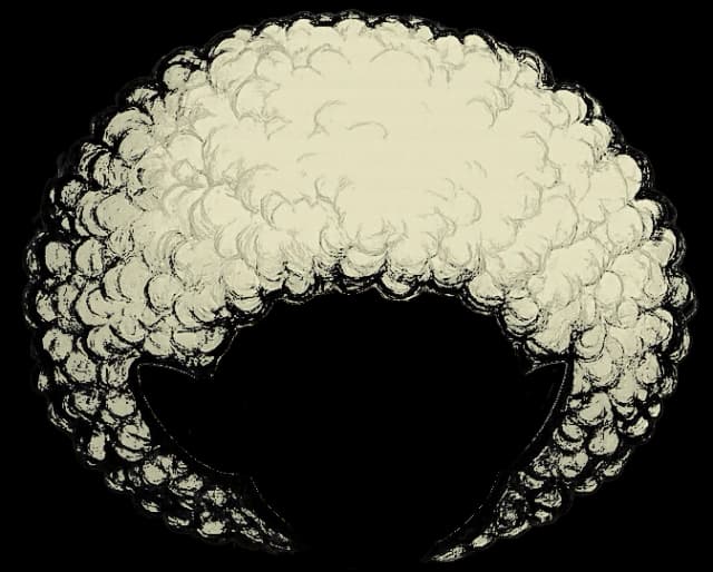 Pelo/pelo afro rubio platino