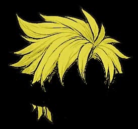 Pelo puntas amarillo