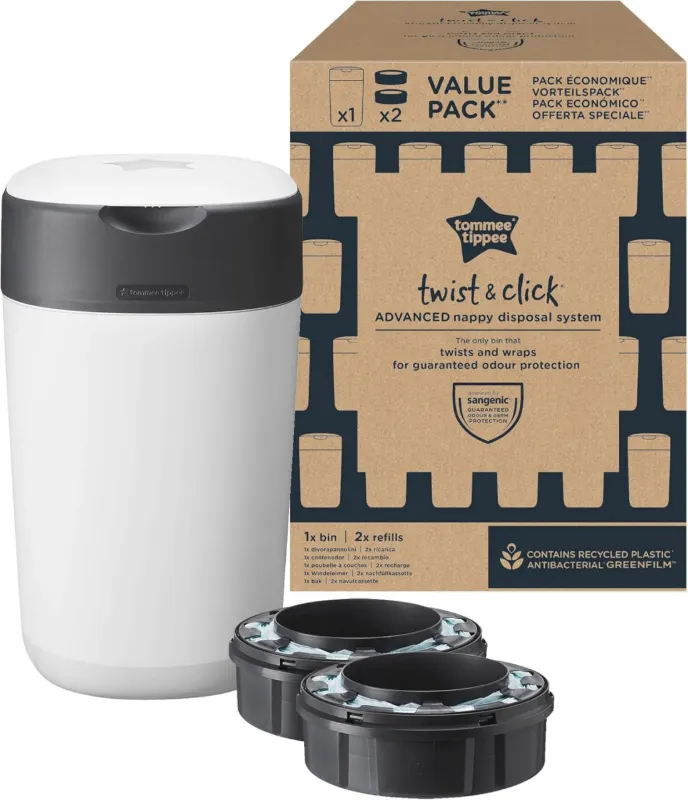 Tommee Tippee Contenedor de Pañales Twist & Click,