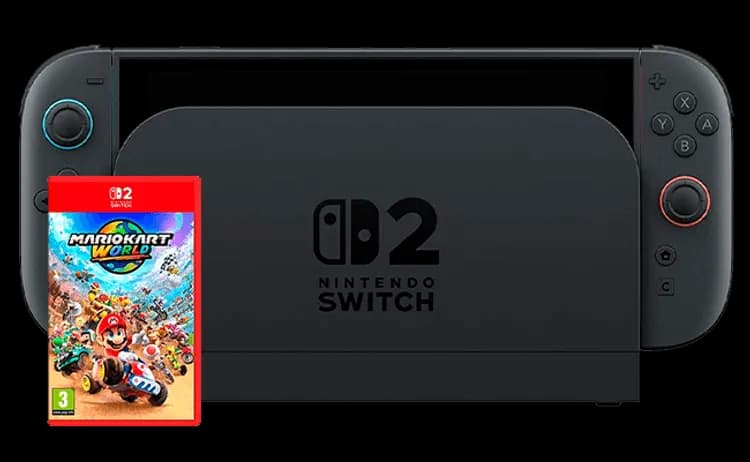 Consola Nintendo Switch 2 + Mario Kart World (formato físico) Movistar 24 meses permanencia