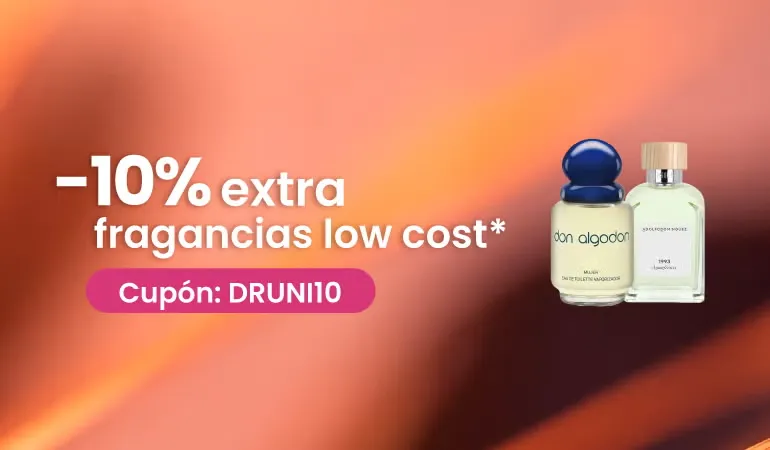 10% de descuento en fragancias low cost introduciendo el cupón