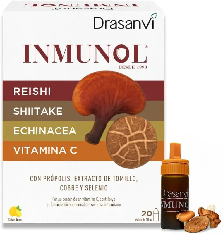 Inmunol | Defensas bebibles para no resfriarse | Vitamina C, Selenio, Própolis y Reishi