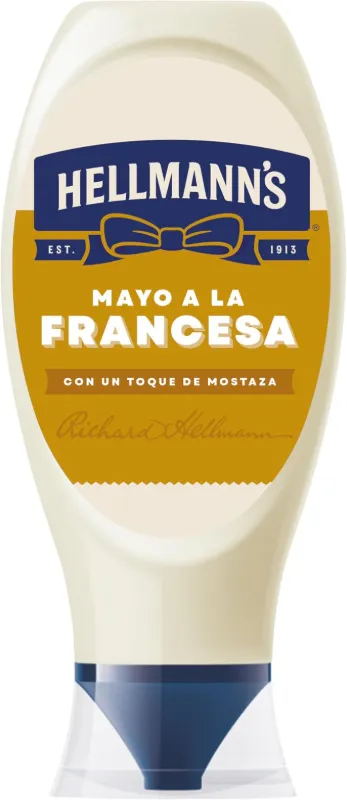 Hellmann's Salsa Francesa – Mayonesa Estilo Francés en Botella Boca Abajo (430 ml)