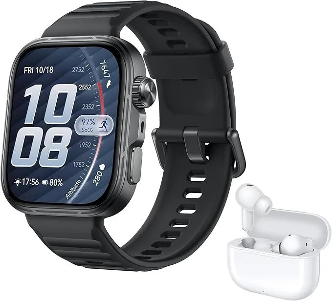 HUAWEI Watch FIT 5 Pro Smartwatch Negro+FreeBuds SE 4