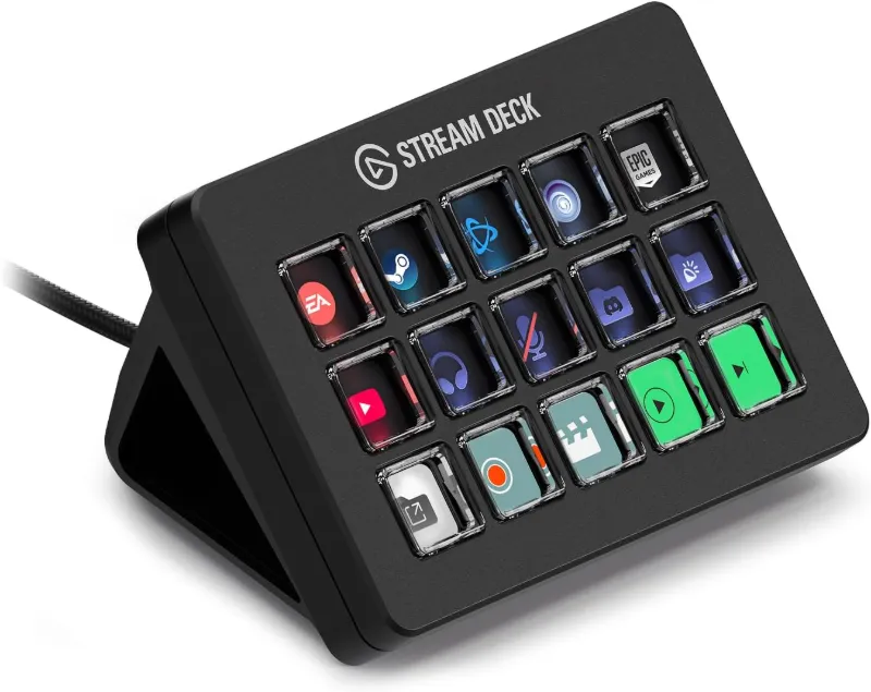 Elgato Stream Deck Scissor Keys, controlador de flujo
