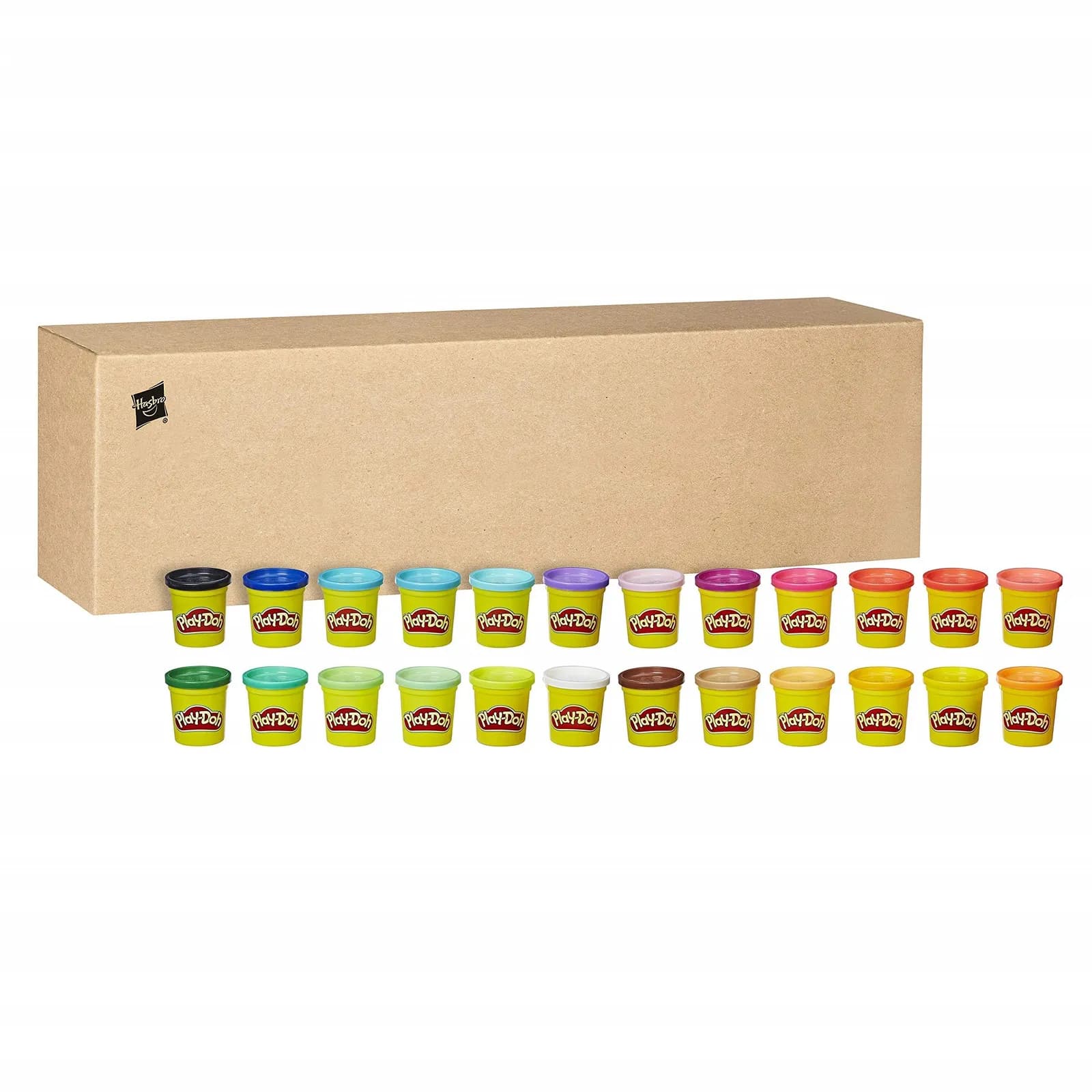 Pack 24 Botes Play-Doh (Hasbro 20383F03) Plastilina Colores Variados Manualidades Niños 2+ Años