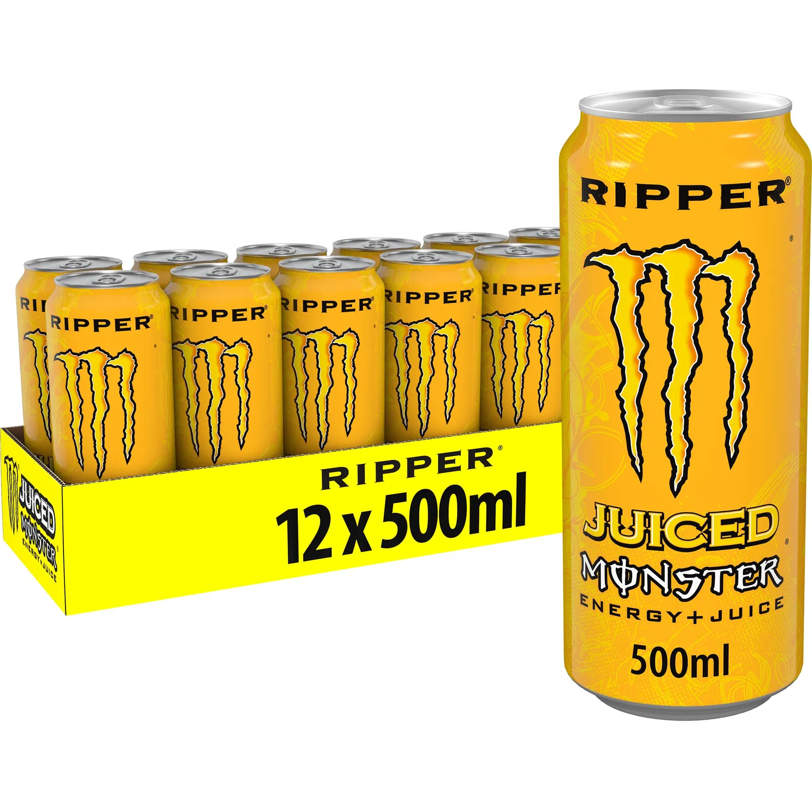 Bebida Energética Monster Energy Juiced Ripper, Pack 12 x 500 ml
