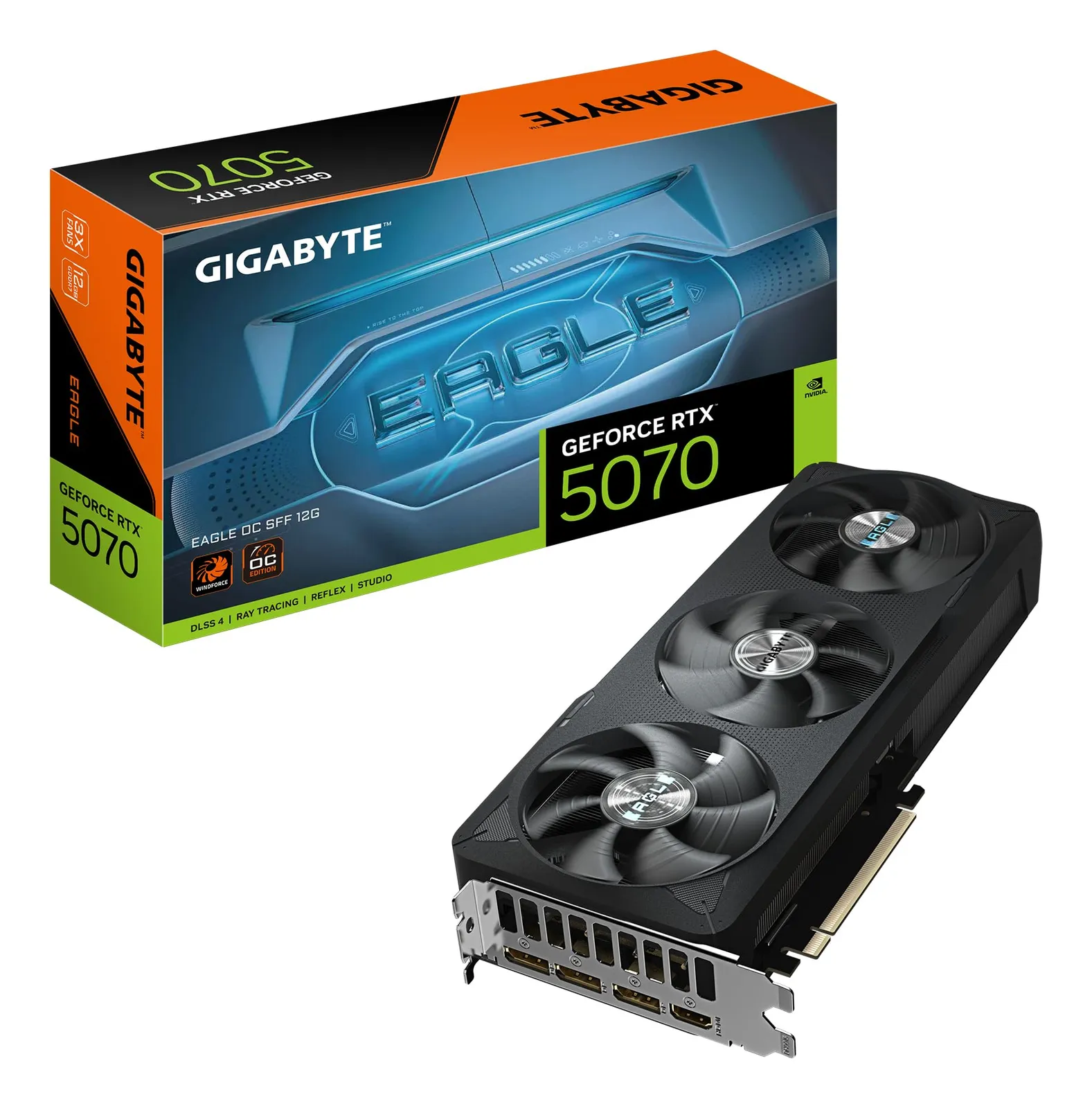 Gigabyte GeForce RTX 4070 Eagle OC SFF 12GB GDDR7 Tarjeta Gráfica