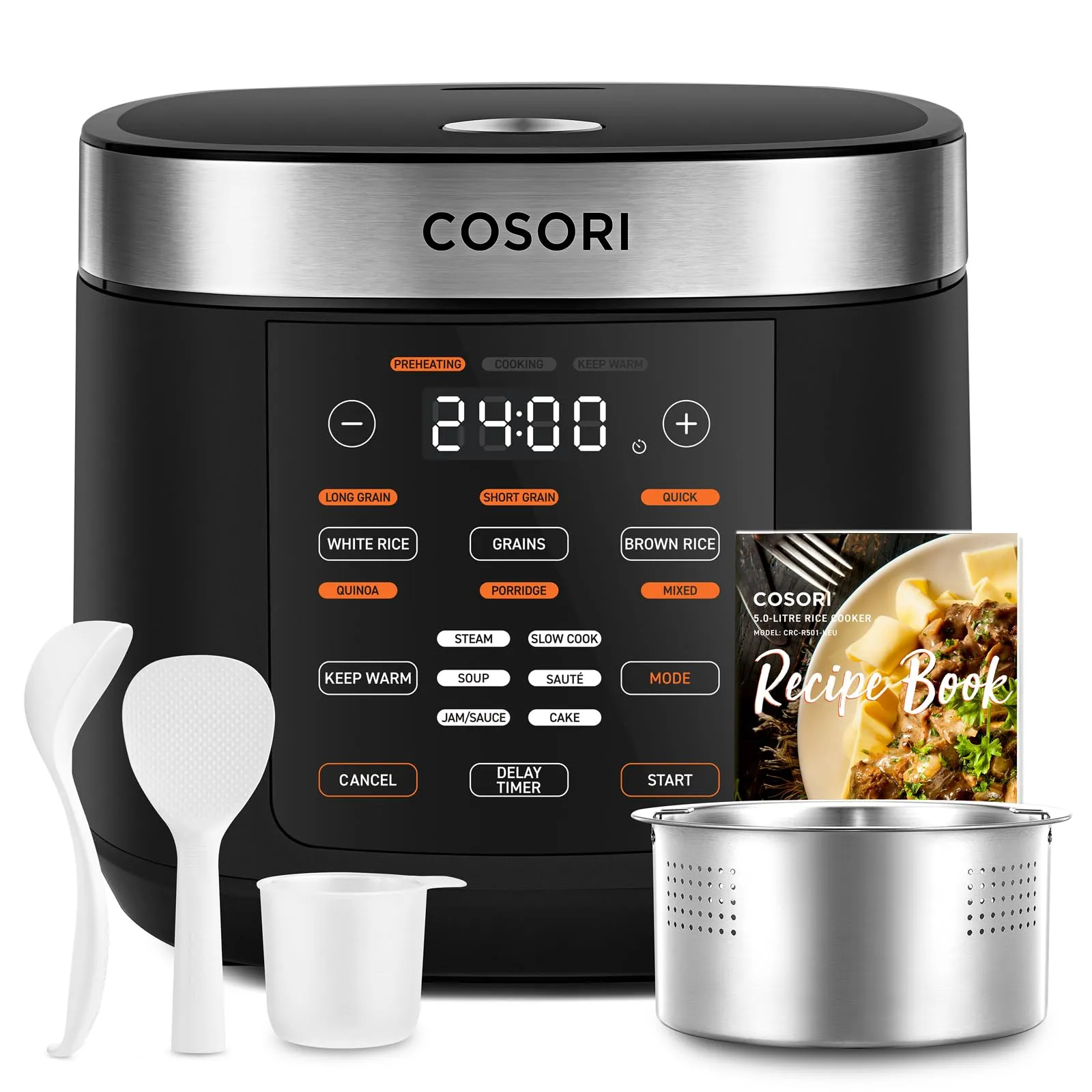 COSORI Arrocera eléctrica 1.8L