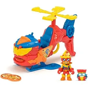 SuperThings Pizzacopter: Helicóptero con Lanzador de Discos