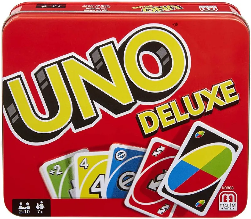 Mattel Games UNO Deluxe: Edición en Caja Metálica