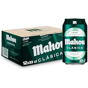 Pack de 12 latas Mahou Clásica 33cl