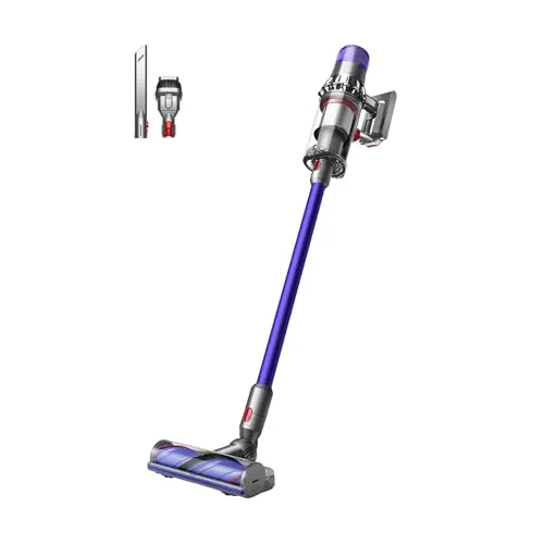Aspiradora sin cable Dyson V11 Advanced con 200 AW, 60 min autonomía y tecnología anti-enredos (Níquel/Violeta)