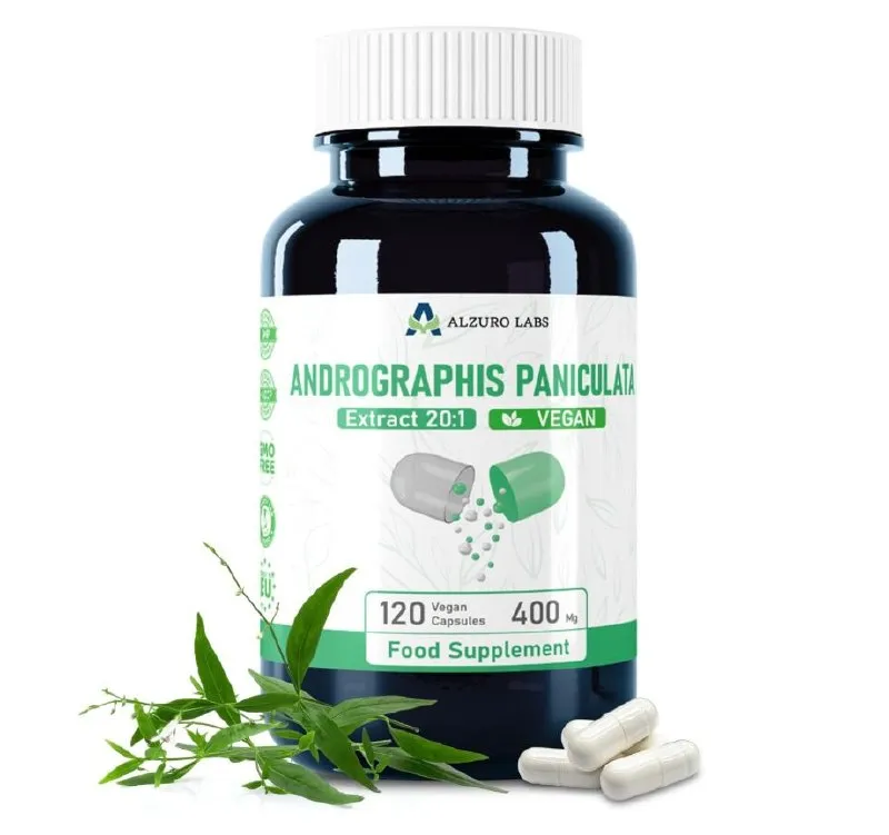 Alzuro Labs Andrographis Paniculata: 120 cápsulas para defensas