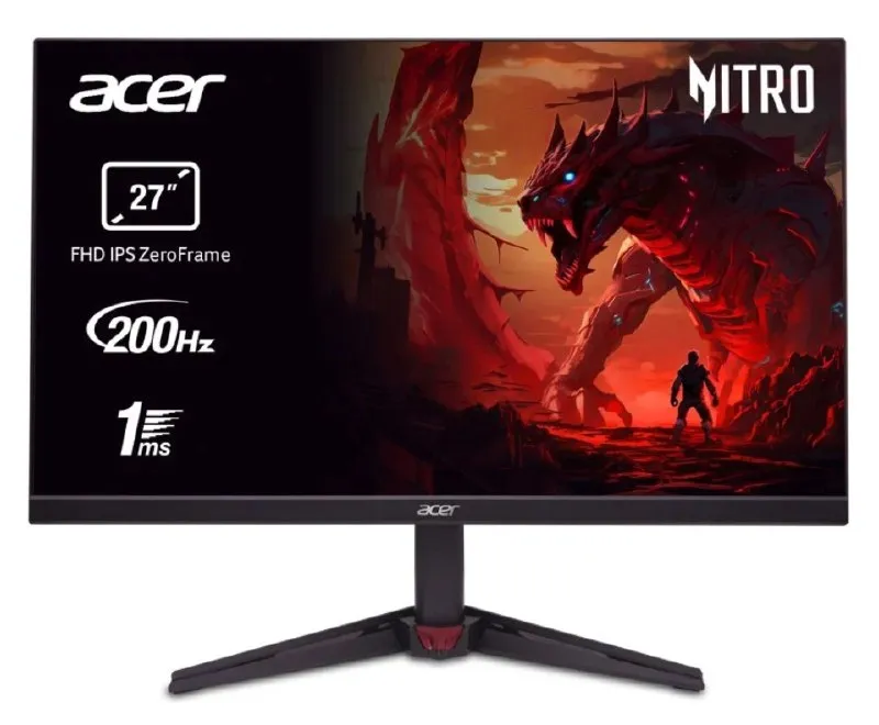 Monitor Gaming Acer Nitro VG240YX1bmiipx 23.8" LED IPS FullHD 200Hz FreeSync