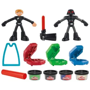 Play-Doh Star Wars: Set de plastilina con figuras de Luke y Darth Vader