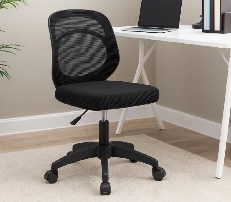 Silla de Oficina T-Lovendo Ergonómica sin Brazos