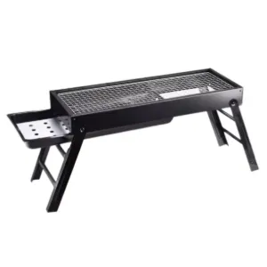 Barbacoa carbon portatil plegable 60cm acero inox