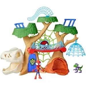 Set Spidey y su Superequipo Casa Árbol Dino Arácnida
