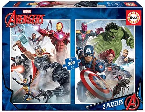 Puzzle Educa 500 Piezas Adultos: Avengers (Marvel)