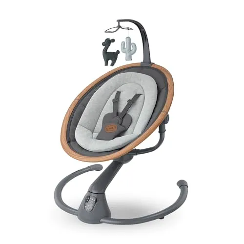 Maxi-Cosi Cassia Hamaca Eléctrica Bebé: 0-6 Meses, 9 kg, Rotación 360°, 12 Melodías