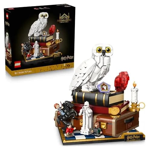 LEGO Harry Potter 76466: Edición Coleccionista Piedra Filosofal con Hedwig y 3 Minifiguras