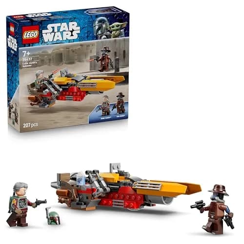 LEGO Star Wars 75437 Speeder de Cobb Vanth con Minifiguras de Cobb Vanth y Cad Bane - Juguete para Niños 7+ Años
