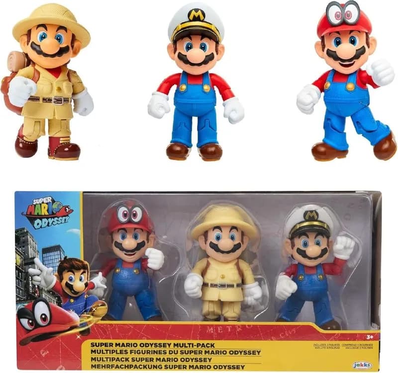 Nintendo Super Mario Odyssey - Pack de Figuras