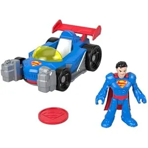 Juguete Fisher-Price Imaginext DC: Supermóvil y Figura de Superman