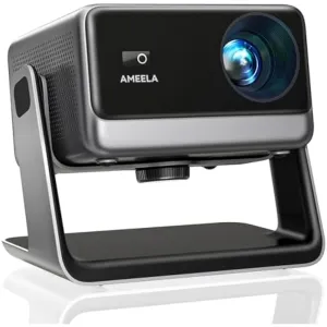 Proyector Ameela Full HD 1080P, 30000 Lúmenes, WiFi, BT, Netflix, Dolby Audio, Compatible 4K
