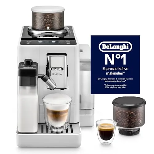 De'Longhi Rivelia EXAM440.55.W: Cafetera Superautomática Blanca