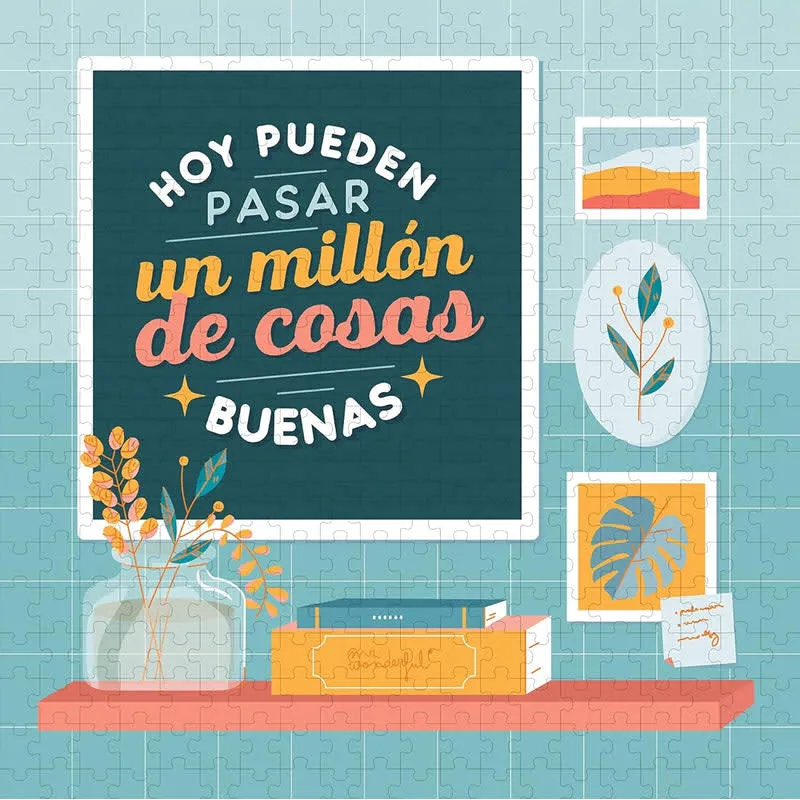 Puzzle 500 Piezas Mr. Wonderful "Hoy pueden pasar un millón de cosas buenas"