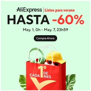 Cupones Verano Aliexpress