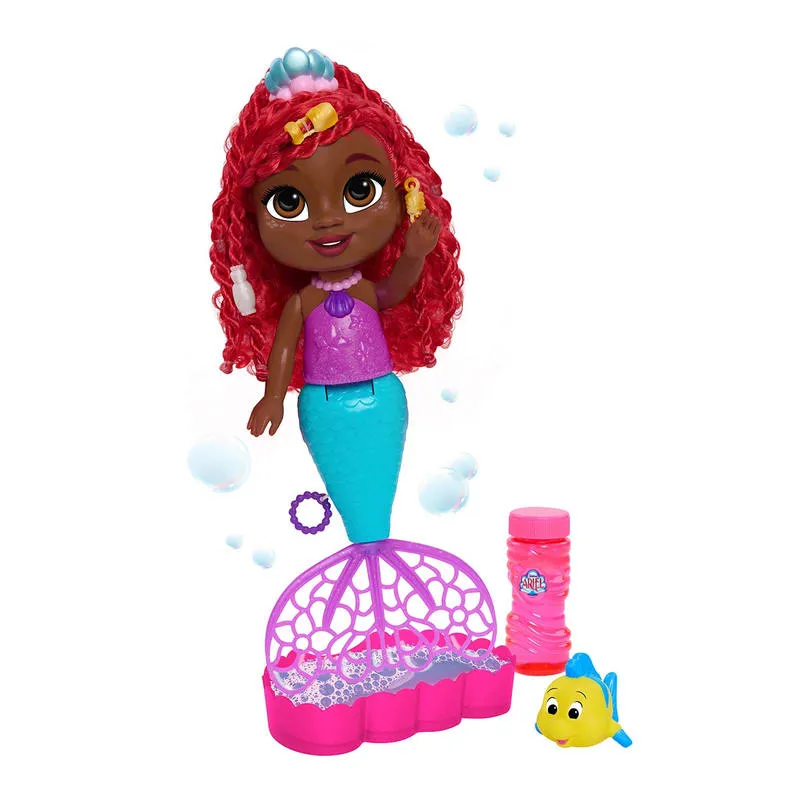 Muñeca Disney Junior Ariel con Burbujas y Sonidos