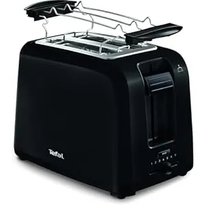 Tostadora Tefal TT1A2810, 2 Ranuras, Negra