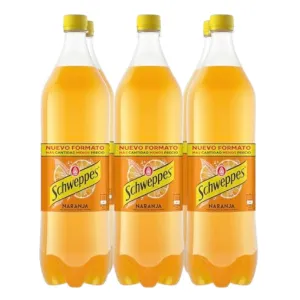 Pack 6 Botellas Schweppes Naranja/Limón 1,5L