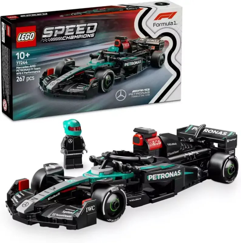 LEGO Speed Champions Mercedes-AMG F1 W15 - Coche de Carreras
