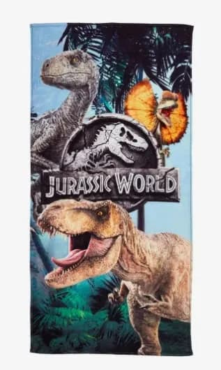 Toalla Ducha Velur JURASSIC WORLD 70x140 cm