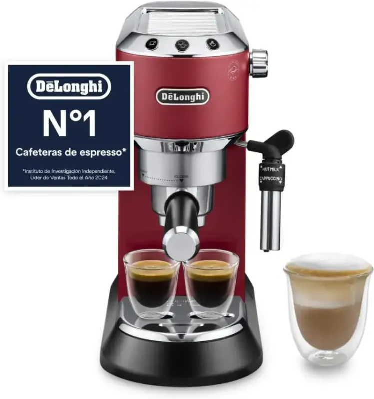 Cafetera De'Longhi Dedica Roja