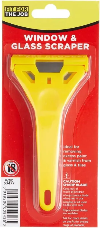 Raspador de superficies para vidrio y pintura