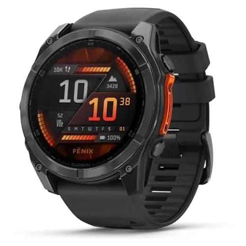 Garmin fēnix 8 (51mm): Reloj GPS Multideporte AMOLED con Linterna y Llamadas