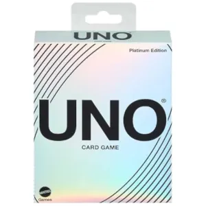 Mattel UNO Edición Platino Juego de Cartas