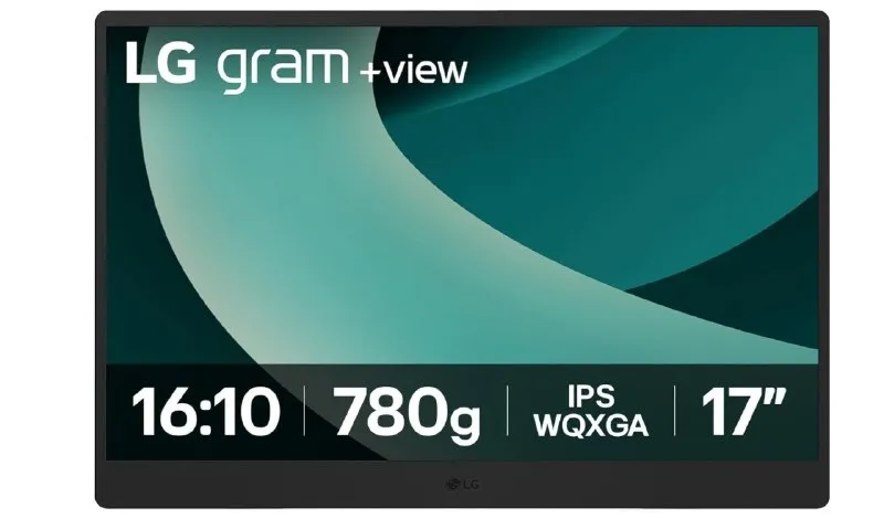 Monitor Portátil LG 17MT70 17" WQXGA IPS 16:10