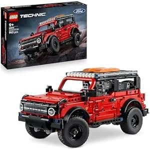 Lego Technic Ford Bronco: Suspensión, dirección y motor V6 funcional