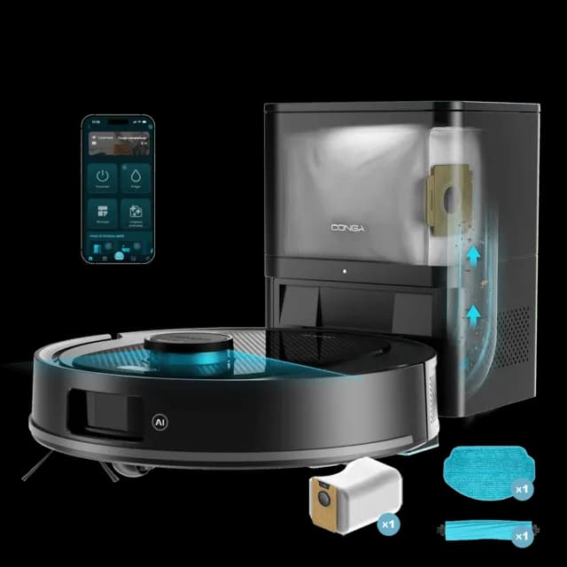 Robot Aspirador Cecotec Conga 8490 Ultimate Ultra Power Home con Base Autovaciado por 169€