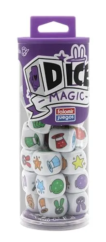 Falomir Dice Magic: Juego de dados de velocidad para 2-5 jugadores (+6 años)