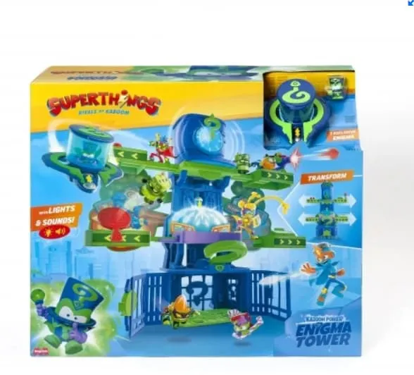Superthings Kazoom Power Enigma Tower: Torre de Juego para Mayores de 3 Años