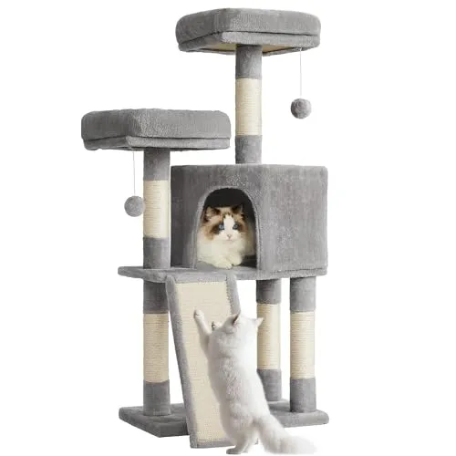 Feandrea Árbol para Gatos de 115 cm, Color Gris (PCT141W01)