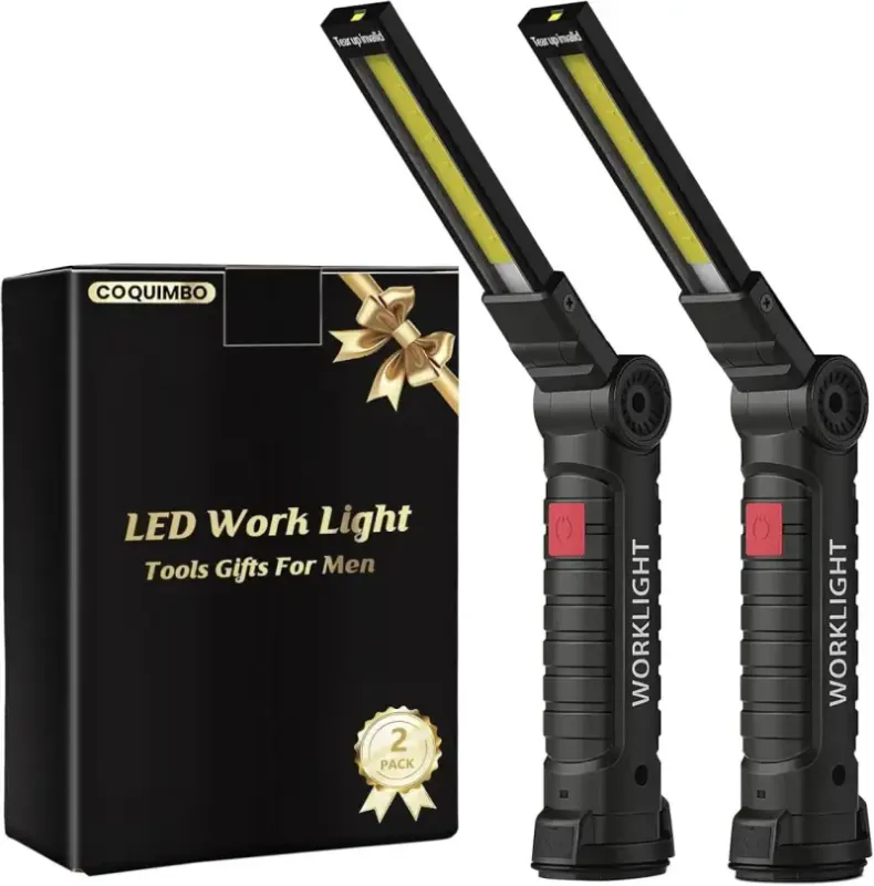 Pack 2 Linternas LED Recargables (5 Modos)